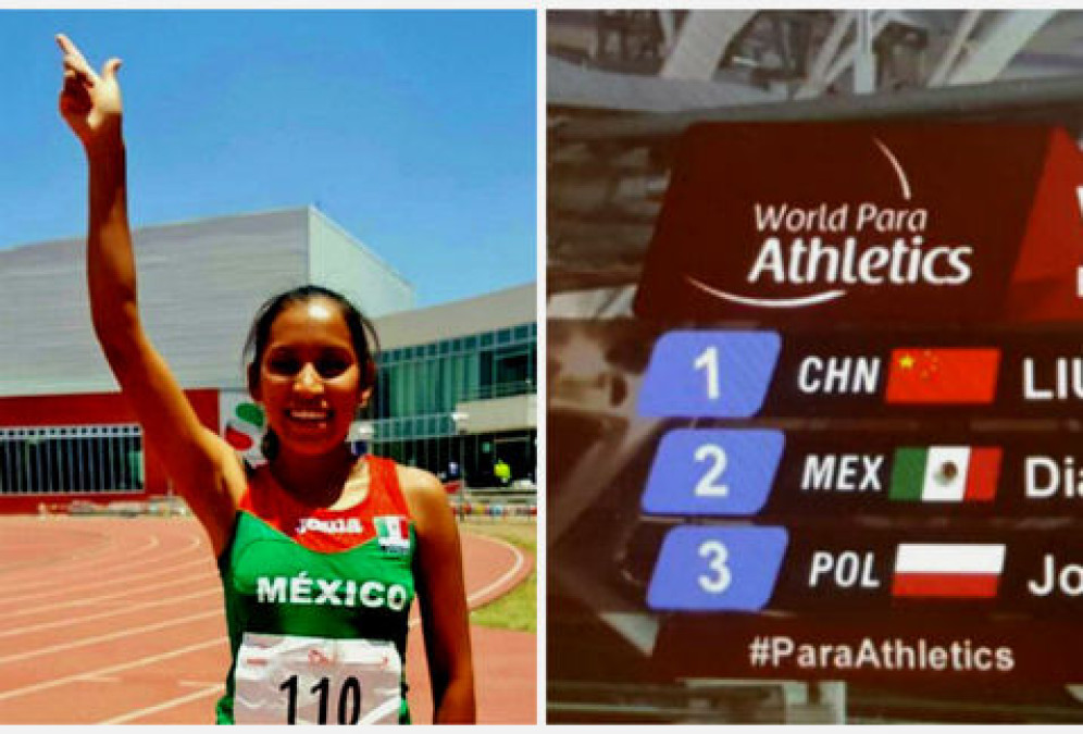 Obtiene Diana Coraza medalla de plata en Mundial de Paratletismo