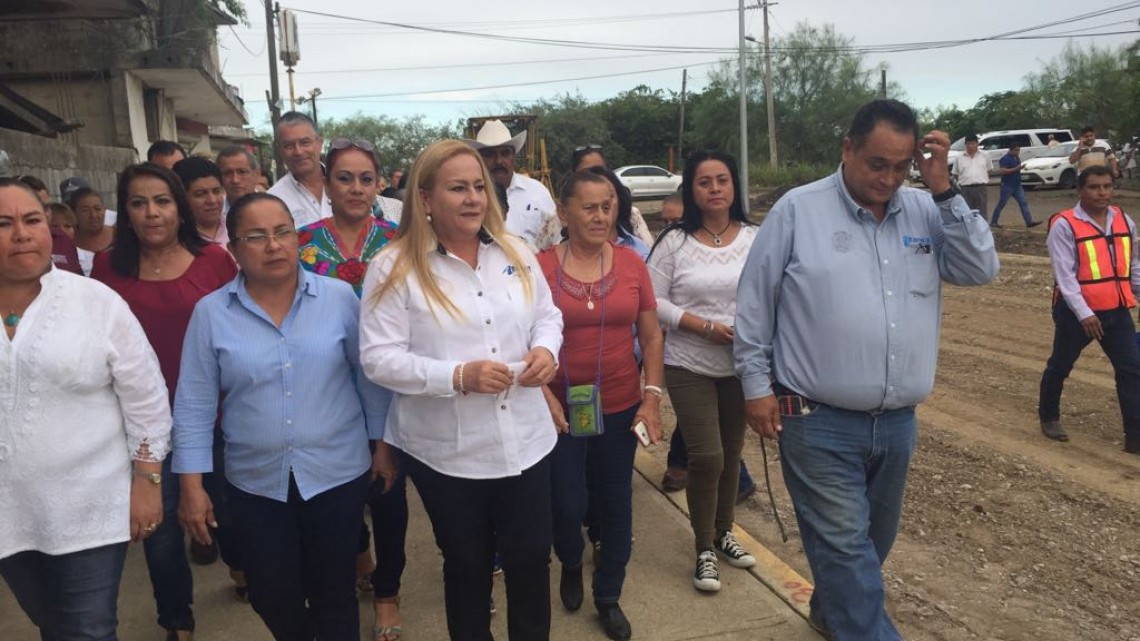Supervisan la realización de obras en el municipio de Altamira.