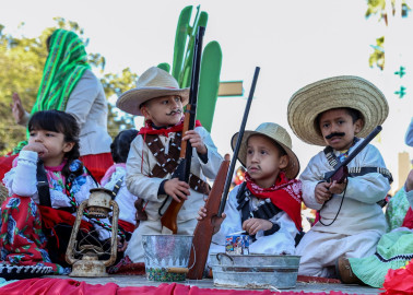 Todo listo para desfile del 107 Aniversario de la Revolución Mexicana