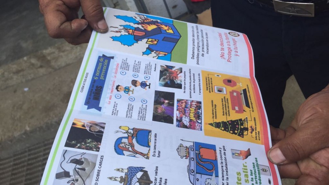 Inicia campaña en prevención de accidentes en fiestas de fin de año