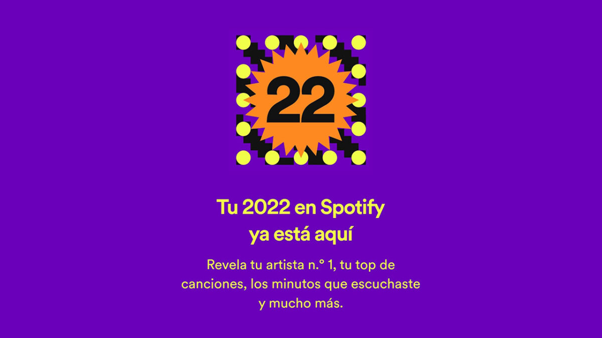 ¿Ya conoces tu Spotify Wrapped 2022?