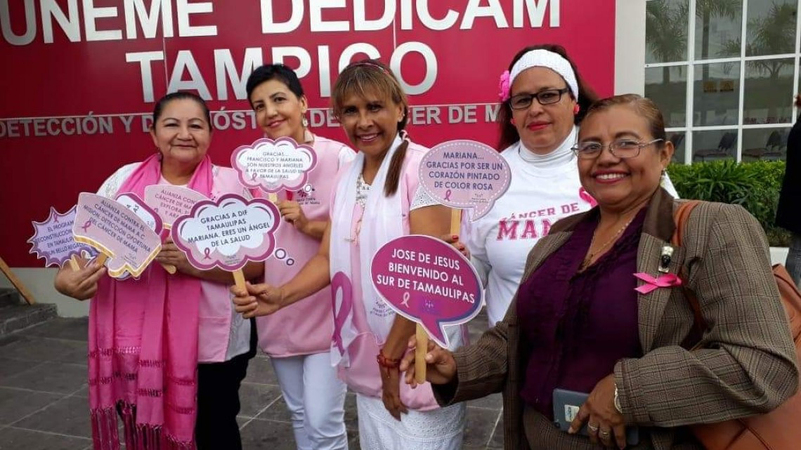 Conmemoraron en Tampico el día mundial de la lucha contra el cáncer de mama