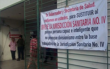 Grupo minoritario los inconformes de Jurisdicción Sanitaria: Nelsón González