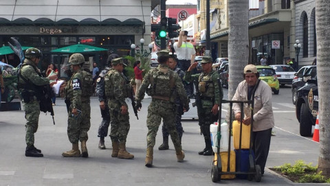 Presencia de fuerzas federales en centro de brindan confianza a tampiqueños