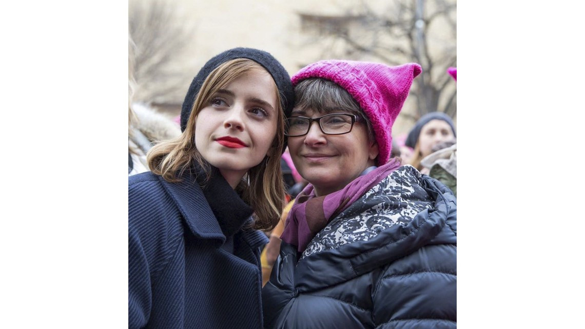 Celebridades que asistieron a la marcha de las mujeres contra Trump