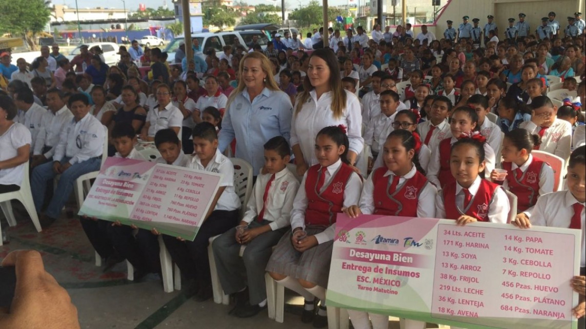 Inicia en Altamira el programa "Desayuna bien"