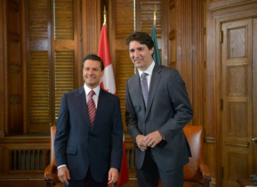 EPN y Ministro de Canadá acuerdan estrechar comunicación 