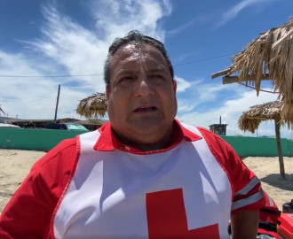 Cruz Roja reporta 28 bañistas con picadura de mantarrayas, PC desmiente el hecho