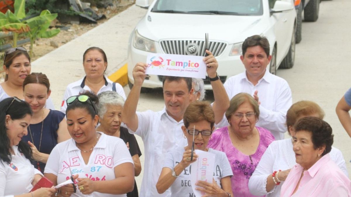 Más de 25 obras ha entregado el gobierno de Tampico en los últimos 4 días