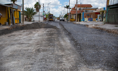 Inicia Gobierno de Matamoros pavimentación en la avenida Benjamín Gaona; será de concreto hidráulico