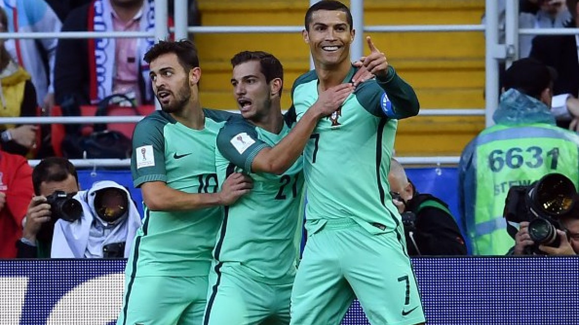 Portugal consigue su primer triunfo en Confederaciones