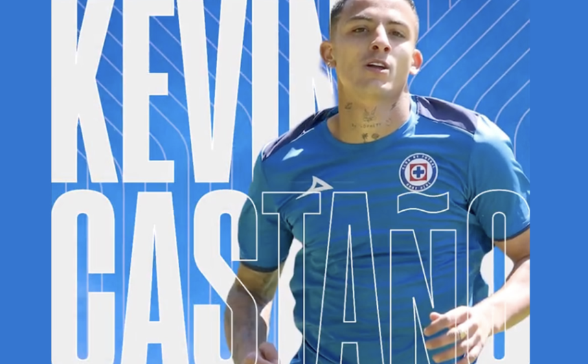 Kevin Castaño es presentado oficialmente como nuevo jugador de Cruz Azul 