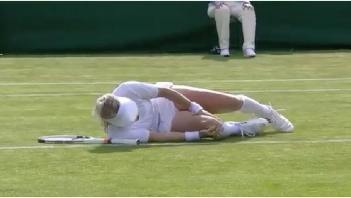 Mattek-Sands sufre terrible lesión en Wimbledon