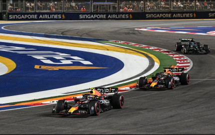 Max y Checo, eliminados en la Q2 del GP de Singapur 2023