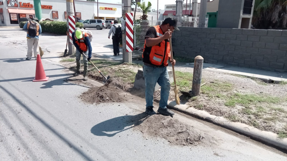 Sanea Gobierno de Carlos Peña Ortiz más de 14 mil metros lineales de avenidas en primeros 10 días 