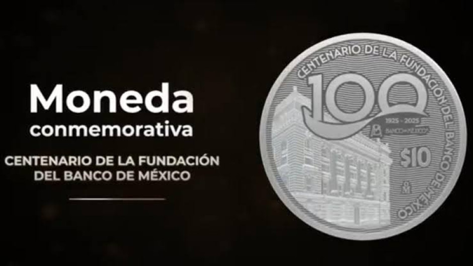 Banxico lanza moneda de plata y billetes conmemorativos por su centenario