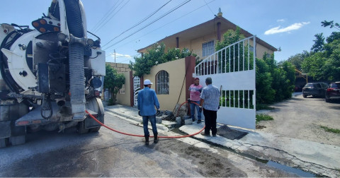 Atendió COMAPA limpieza de pozos y desazolve en las colonias Rancho Grande y Aquiles Serdán