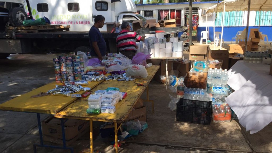 Llegan a Altamira alimentos donados por Nuevo León