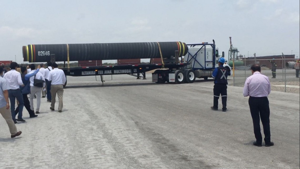 Obra sin precedente el gasoducto sur de Texas - Tuxpan