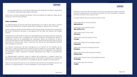 GOAN pide al gobierno federal Programa de Emergencia Económica ante crisis del covid-19