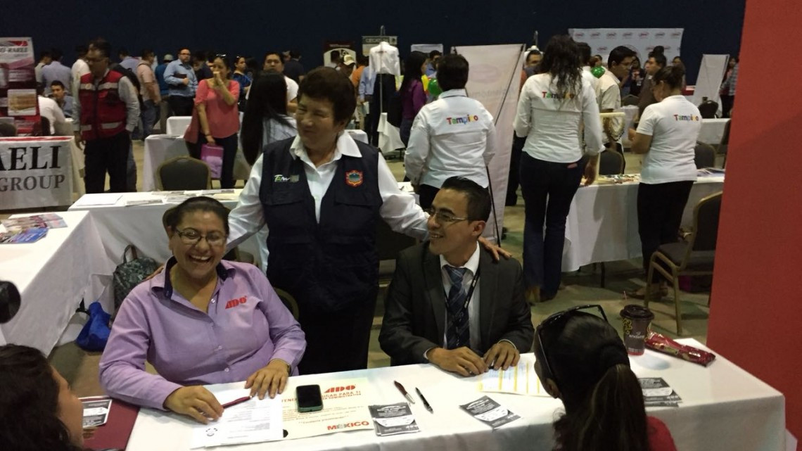 Asisten más de 5 mil personas a 3a. Feria del Empleo en Tampico