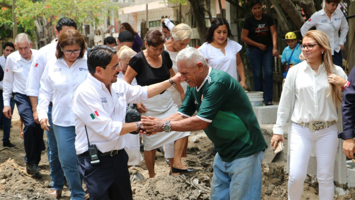 Andrés Zorrilla pone en marcha construcción de dren pluvial