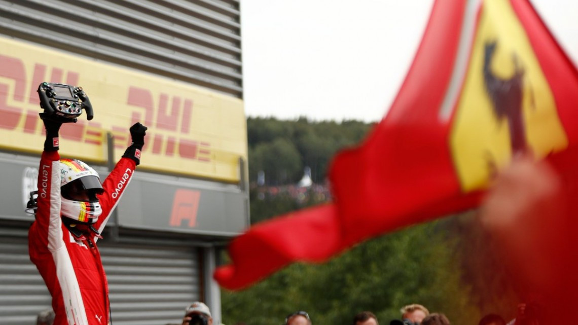 Vettel se lleva el GP de Bélgica, Checo Pérez queda en quinto