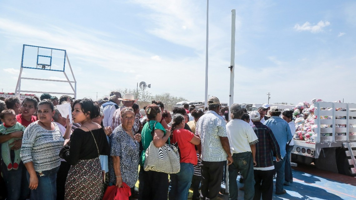 Más de 350 beneficiados en ejidos de Reynosa