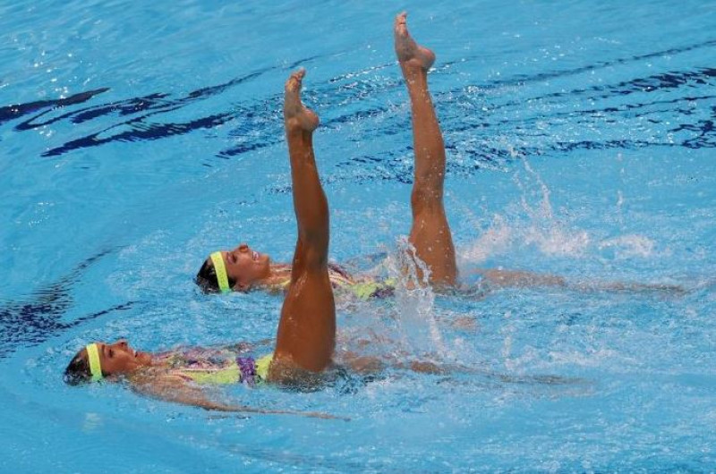 ¡Van por medalla! Nuria Diosdado y Joana Jiménez se meten a la final de  Natación Artística