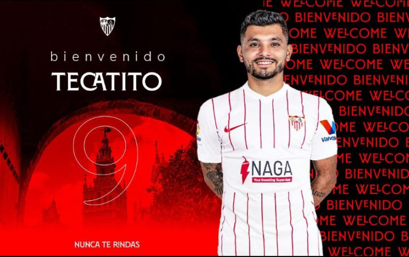 El Sevilla hace oficial el fichaje de 'Tecatito' Corona
