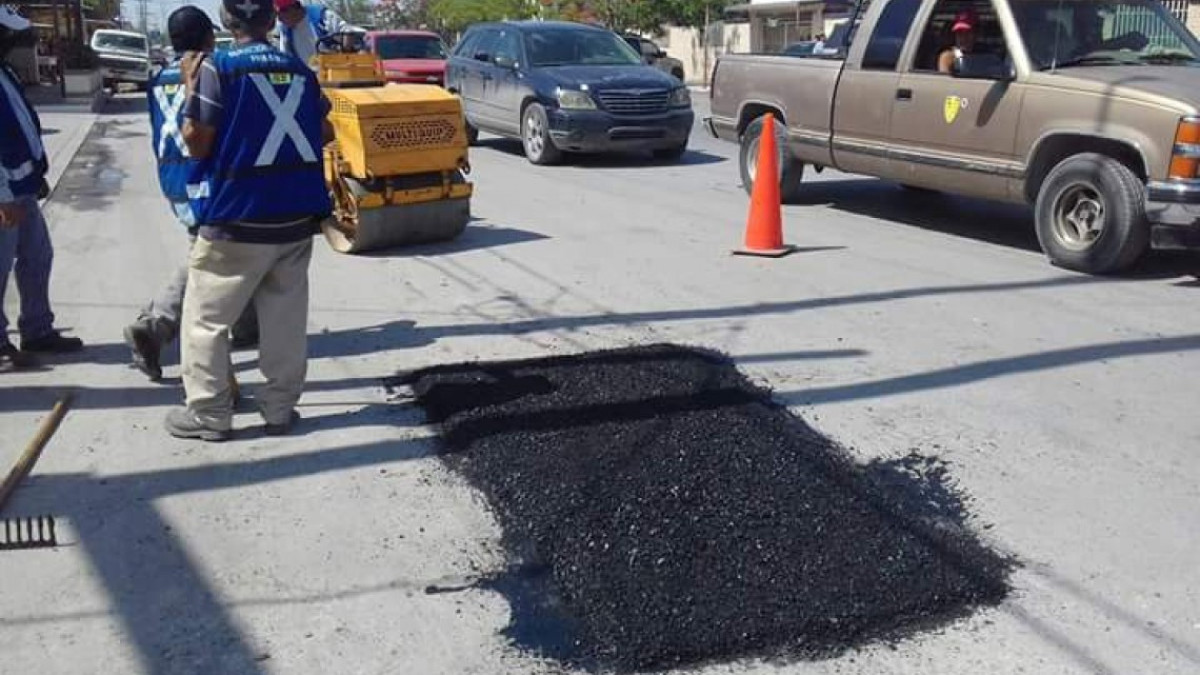 Servicios Primarios realiza labores de bacheo