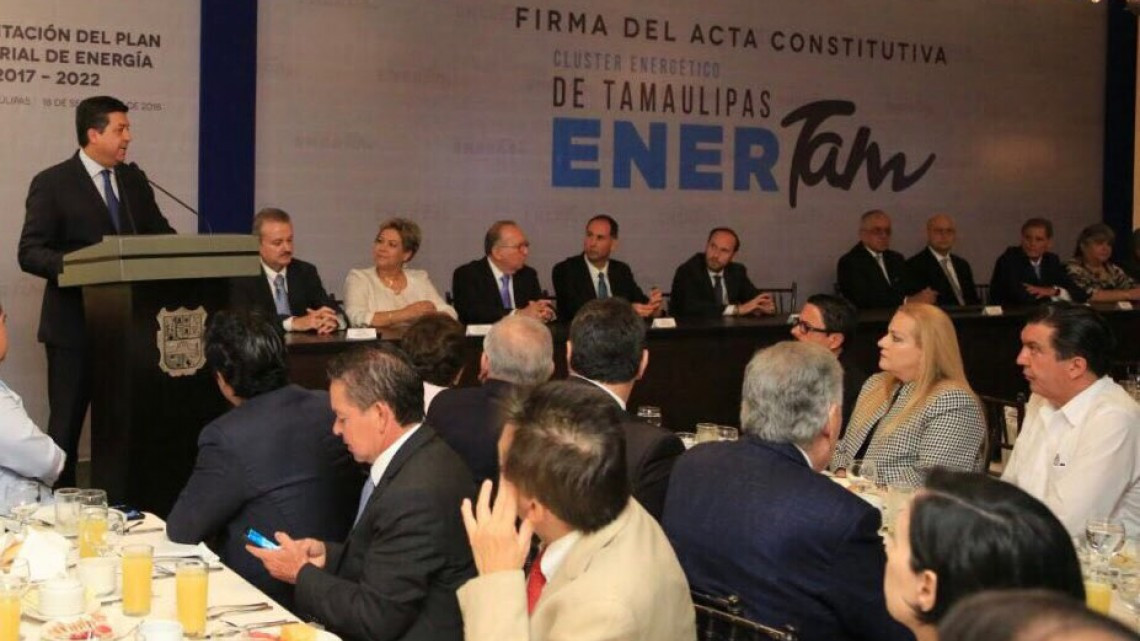 Gobernador presenta en Tampico el Cluster Energético de Tamaulipas