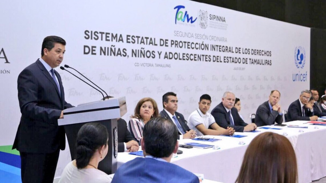 Gobernador refrenda su compromiso a niños y jóvenes de Tamaulipas