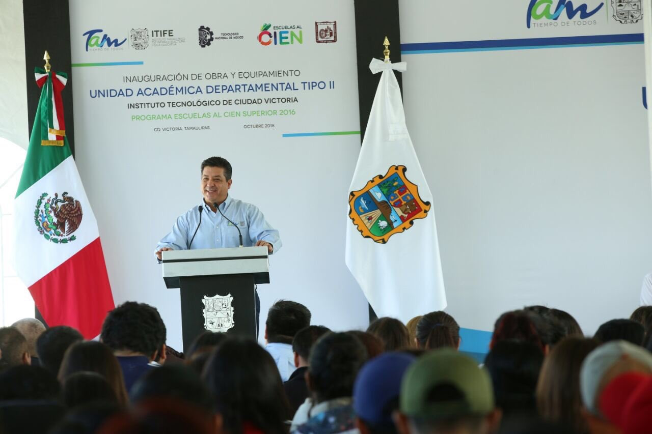 Inaugura FGCV infraestructura educativa en el Tec Victoria