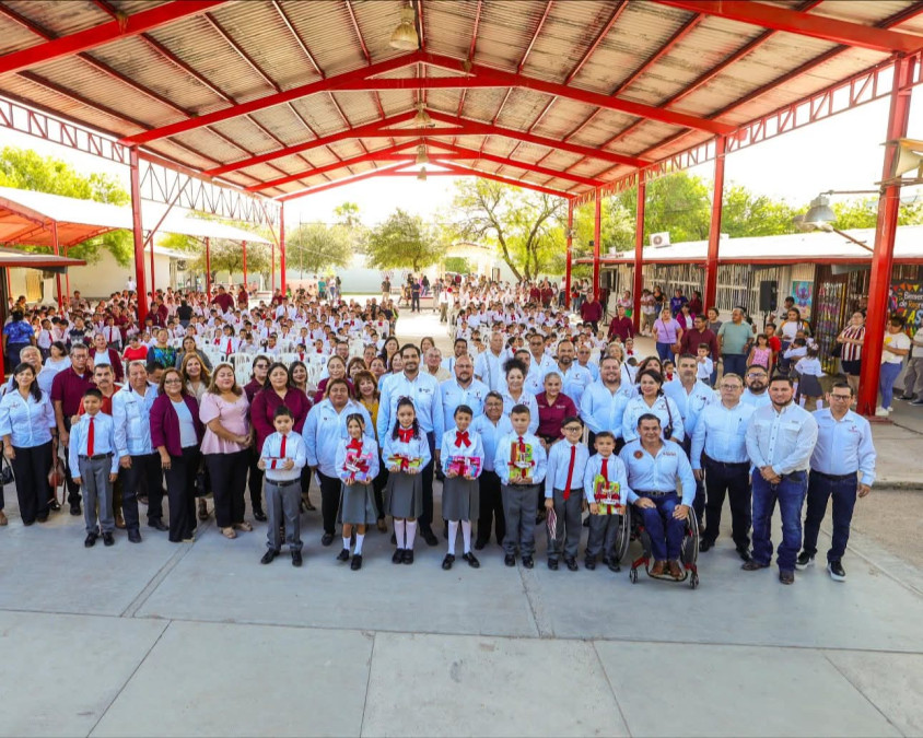 Inauguraron Estado y Municipio el Ciclo Escolar 2025-2026 en Reynosa