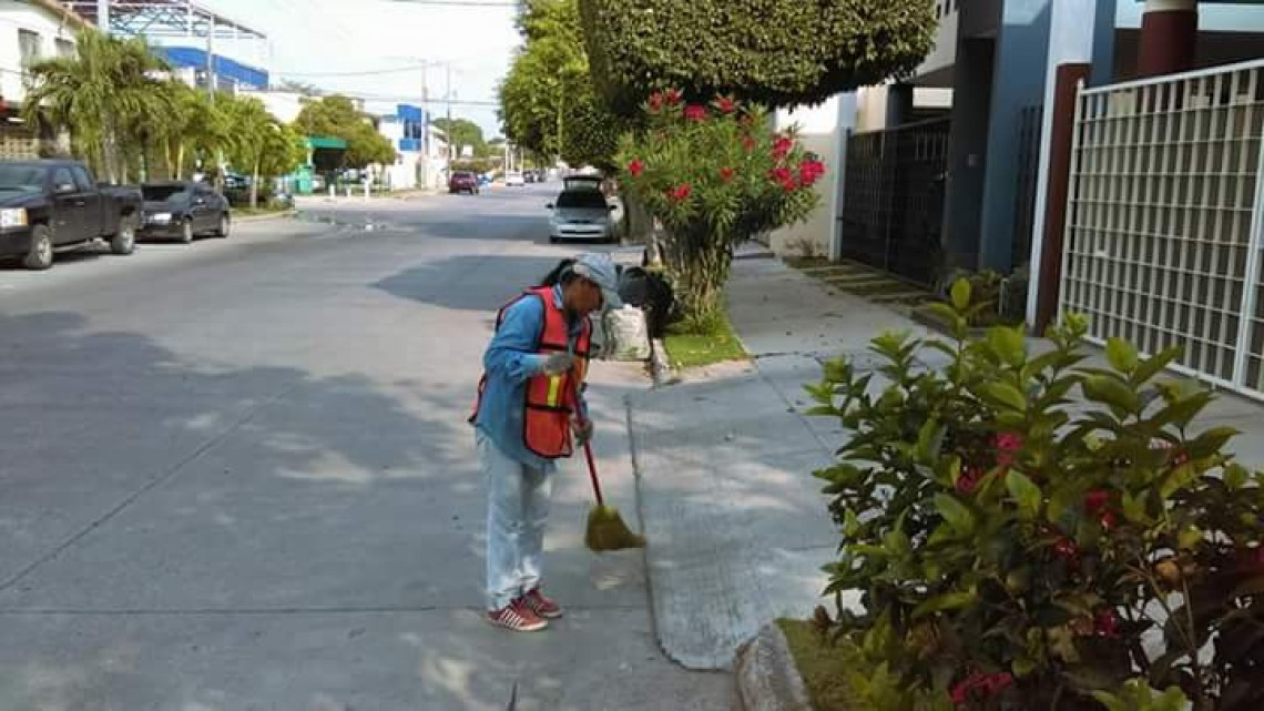 Realizan acciones de limpieza en colonia Unidad Nacional