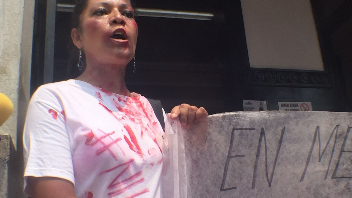 Activistas exigen justicia por la muerte de su compañera Miriam 