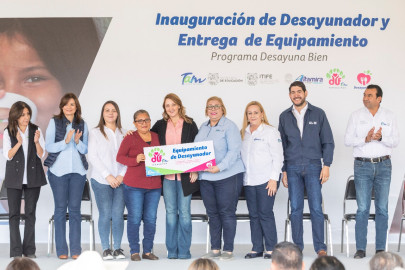 DIF inaugura desayunador 