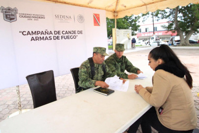 Inicia Madero y SEDENA campaña de canje de armas