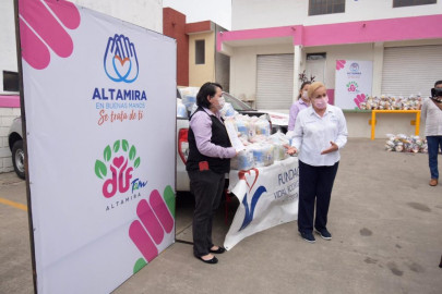 Se suma iniciativa privada a las acciones de apoyo en Altamira por pandemia de COVID-19