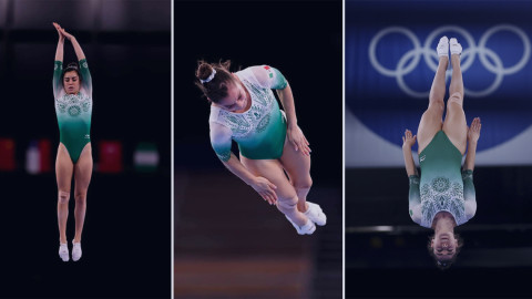 Concluye Dafne Navarro con histórica participación en final de trampolín de Tokio 2020 