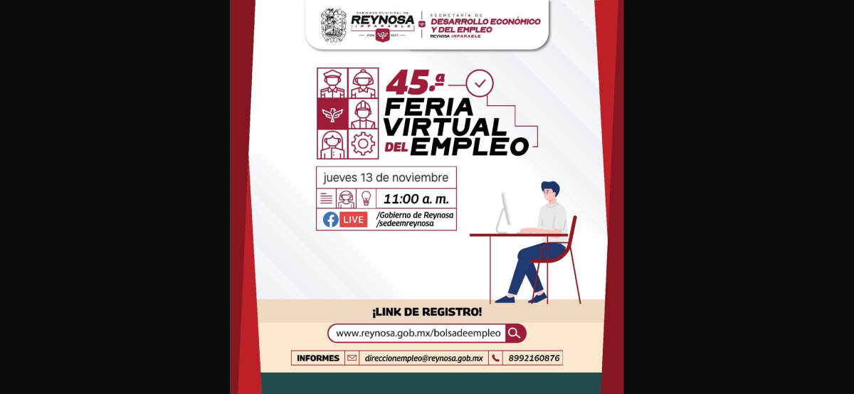 Brindará 45ª Feria Virtual de Empleo más de Mil oportunidades laborales