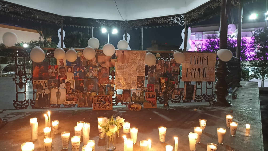 Fans rinden homenaje a Liam Payne en Reynosa