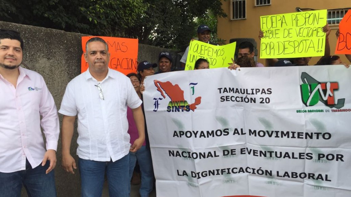 Trabajadores de vectores realizan paro permanente