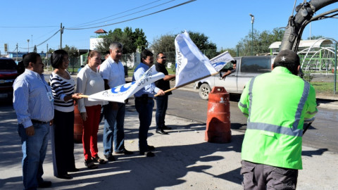 Arranca Programa Especial de Bacheo en Río Bravo