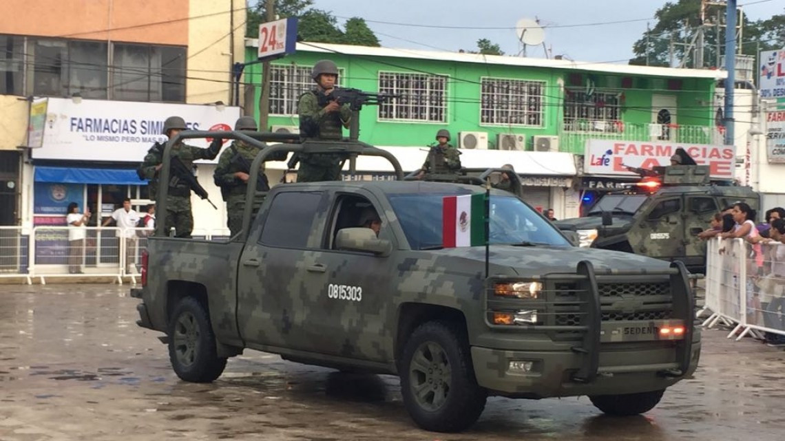 Transcurre sin novedad el desfile cívico militar en Altamira.