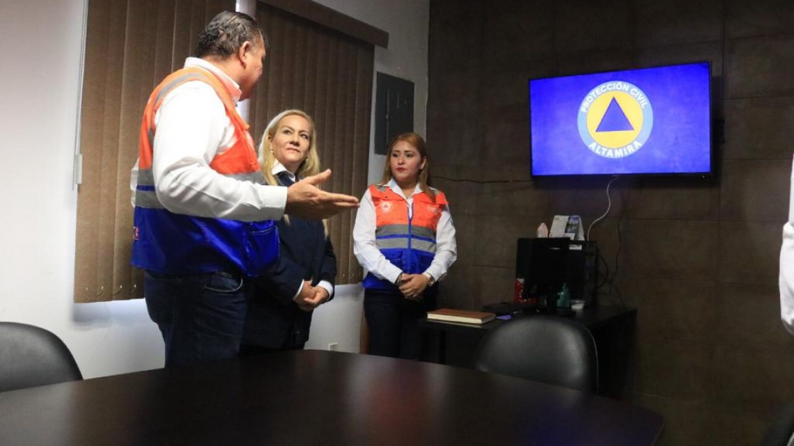 Inauguran nuevas oficinas de la Dirección de Protección Civil en Altamira