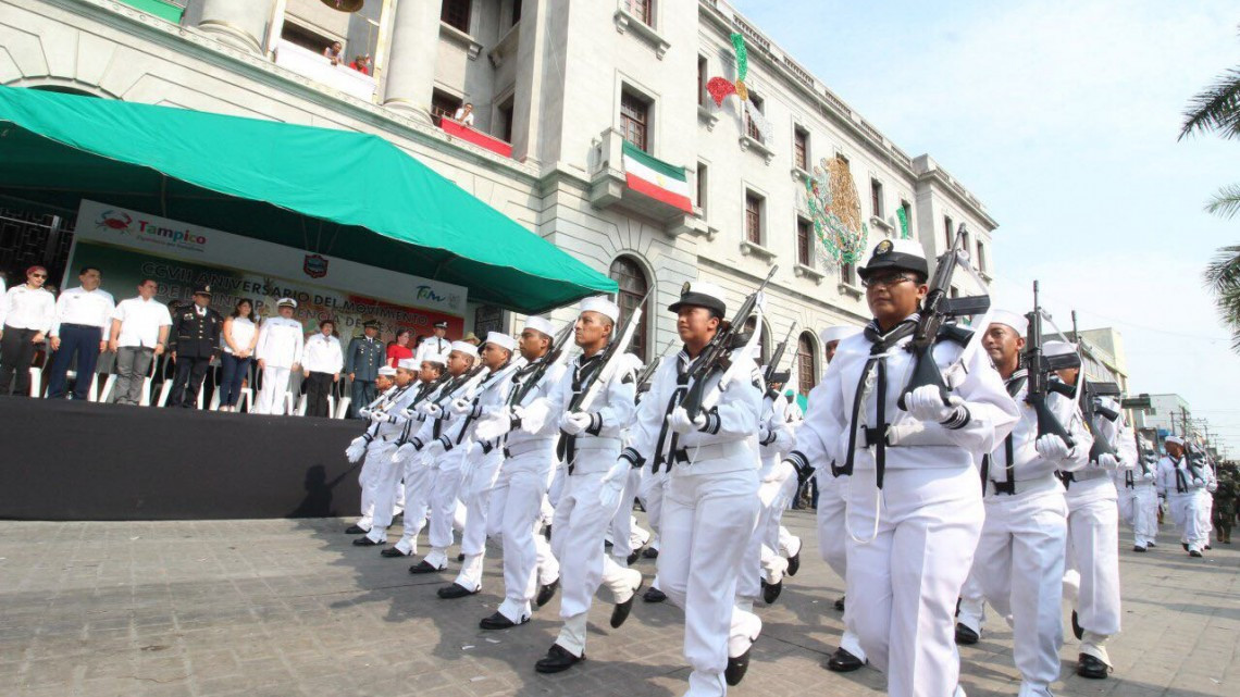 Un éxito el desfile por la Independencia de México en Tampico