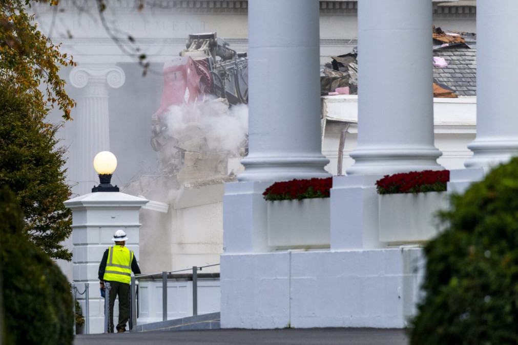 Demolerán el Ala Este de la Casa Blanca para dar paso a salón de baile presidencial