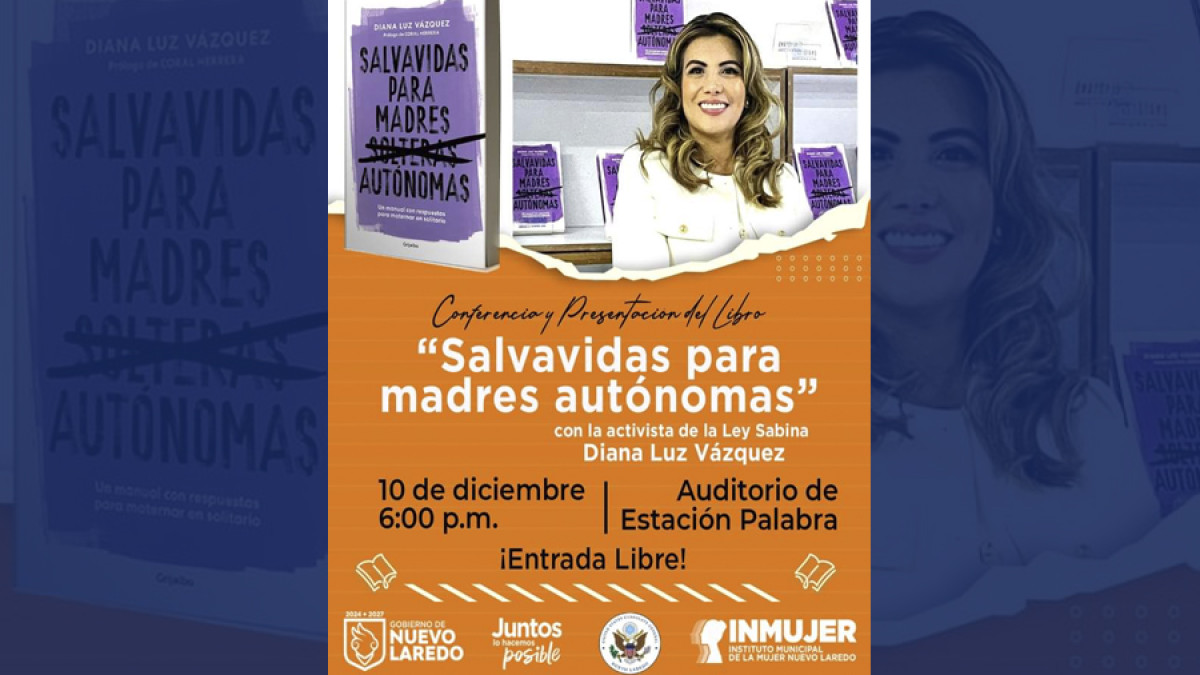 Invita INMUJER a conferencia con activista de la ‘Ley Sabina’